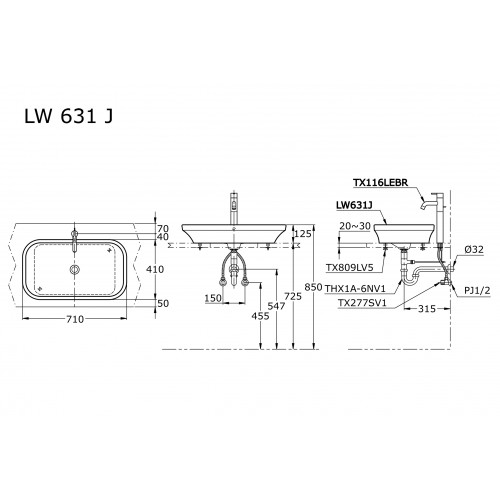 TOTO LW631J
